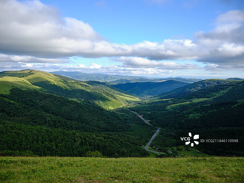 中国内蒙古赤峰克什克腾旗黄岗梁国家森林公园图片素材
