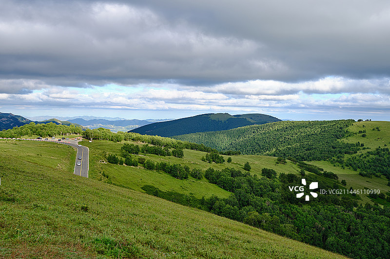 中国内蒙古赤峰克什克腾旗黄岗梁国家森林公园图片素材