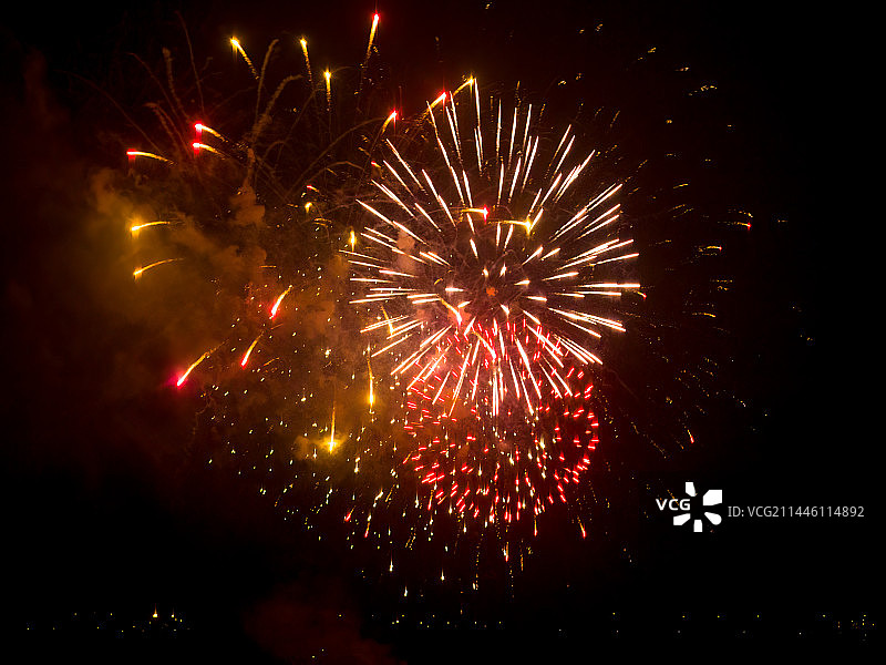 夜空、烟花图片素材