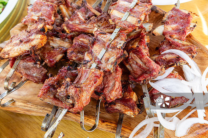 美食，烤羊排图片素材