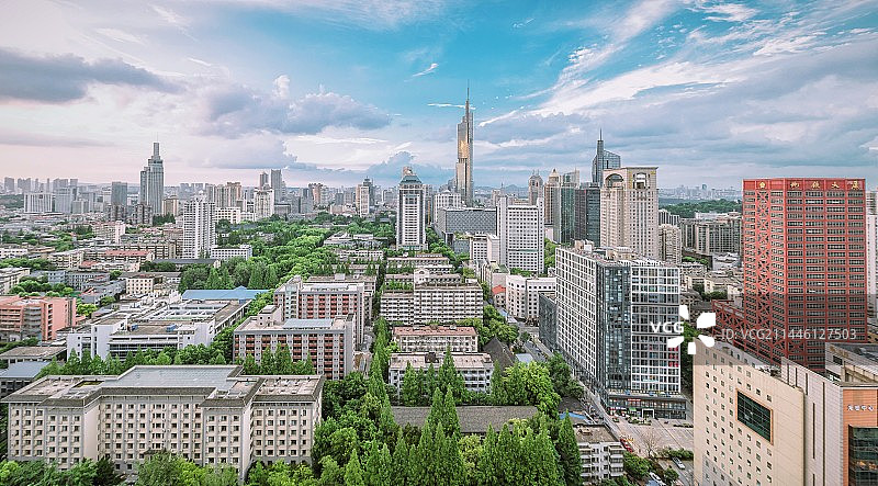 雨过天晴,空气清新的南京城!图片素材