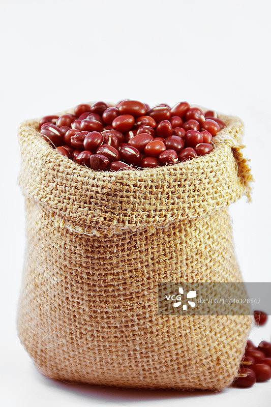 一麻袋红豆图片素材