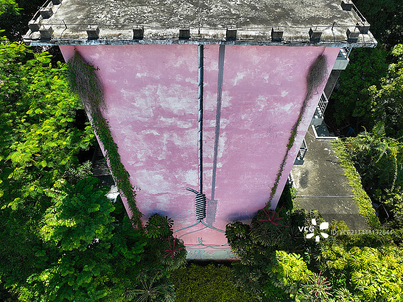 广东省深圳市南山区华侨城创意文化园航拍图片素材