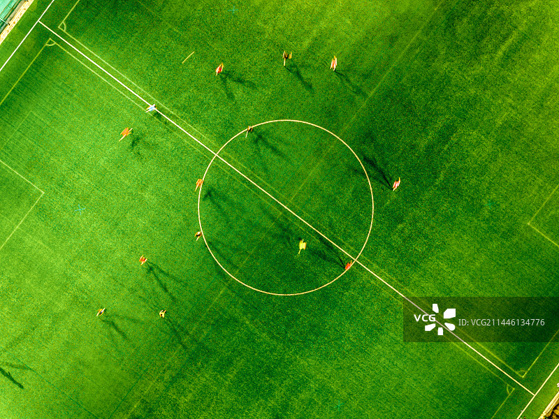 宁波诺丁汉大学城市绿化公园航拍全景图图片素材