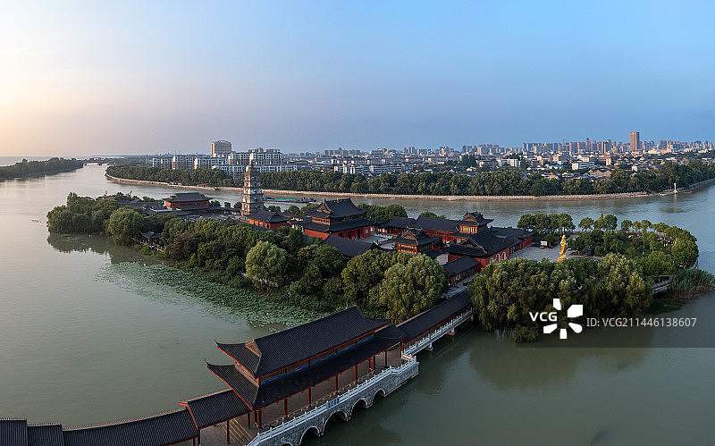江苏高邮镇国寺风光图片素材
