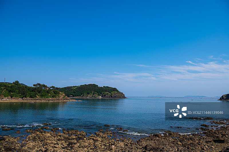 大连市长海县小长山岛海边风光图片素材