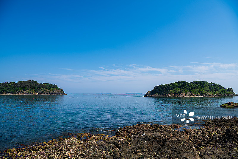 大连市长海县小长山岛海边风光图片素材