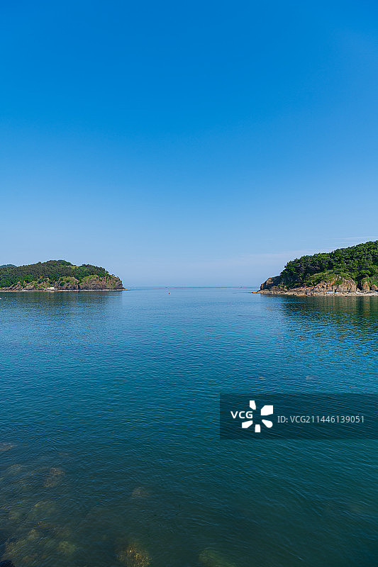 大连市长海县小长山岛海边风光图片素材