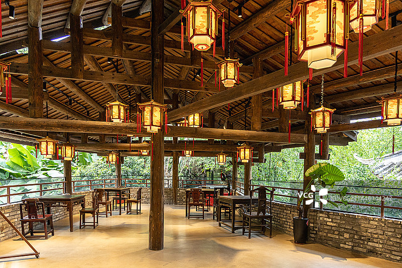 中国传统宫灯/灯笼/花灯图片素材