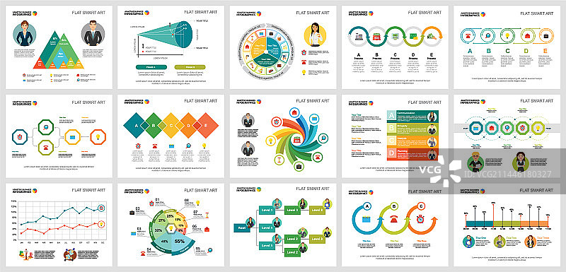 彩色统计或培训概念图片素材