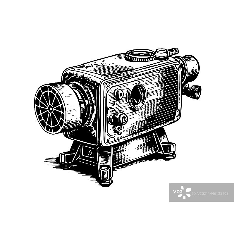 手绘投影仪图案图片素材