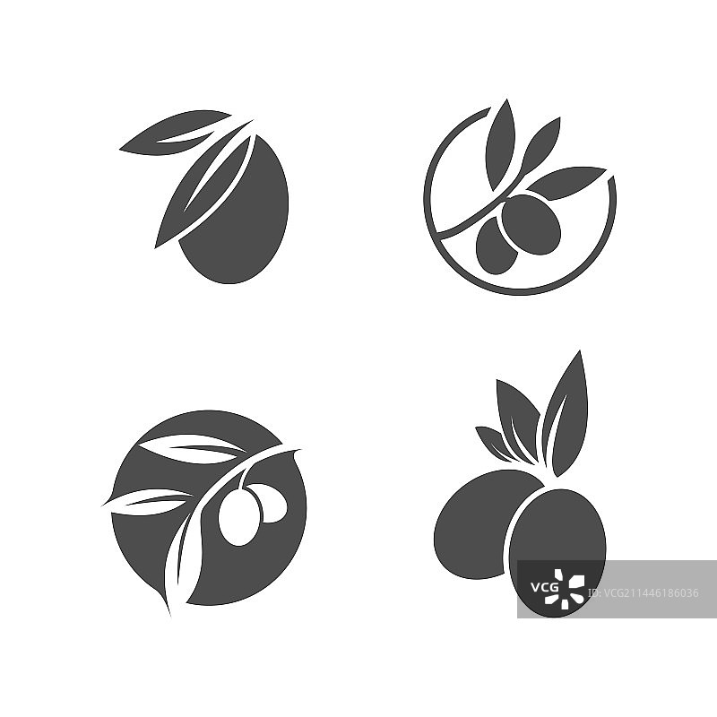 现代橄榄logo设计合集图片素材