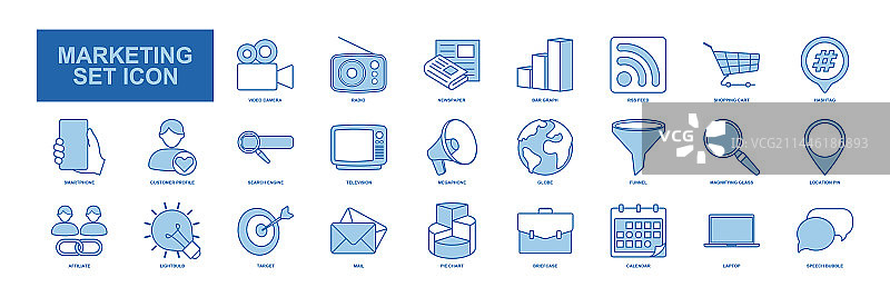 引人注目的营销图标，适用于各种场景图片素材