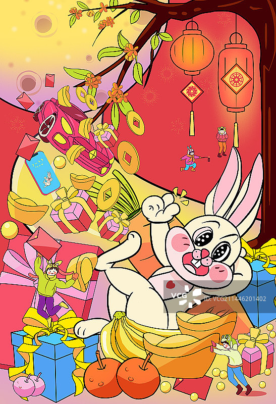 节日海报-新年快乐图片素材