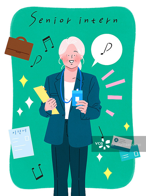 白领、商务、老年人、银发生活、实习生图片素材