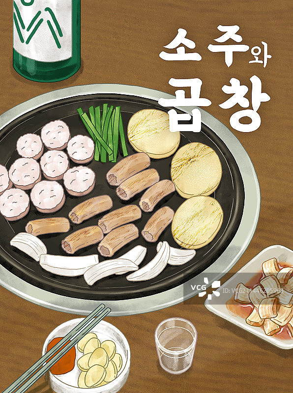 美食烧酒烤鸡胗图片素材