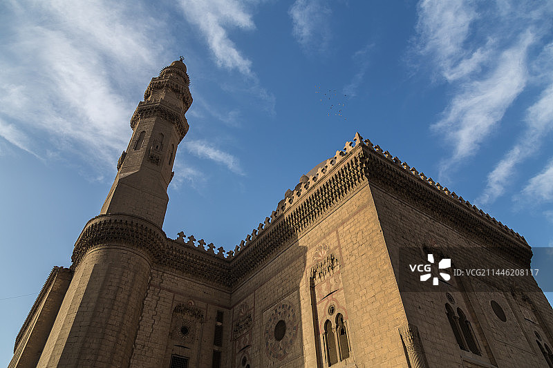 埃及开罗苏丹哈桑清真寺图片素材