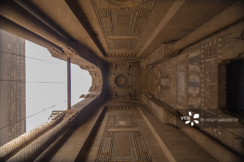 埃及开罗苏丹哈桑清真寺图片素材