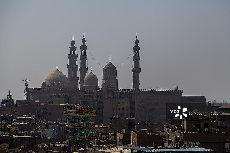 埃及开罗苏丹哈桑清真寺图片素材