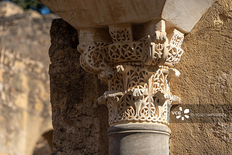 西班牙科尔多瓦哈里发的阿尔扎哈拉古城考古遗址图片素材