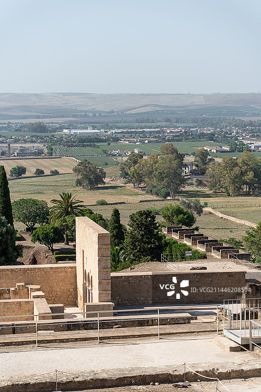 西班牙科尔多瓦哈里发的阿尔扎哈拉古城考古遗址图片素材