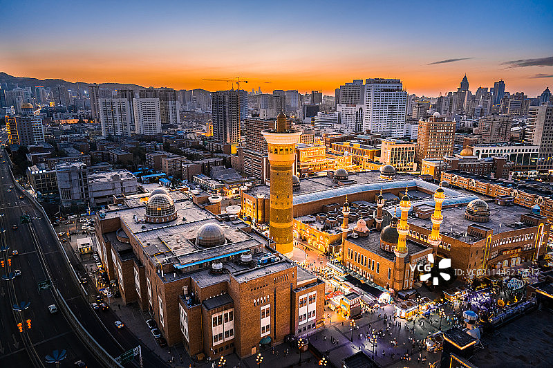 乌鲁木齐大巴扎图片素材