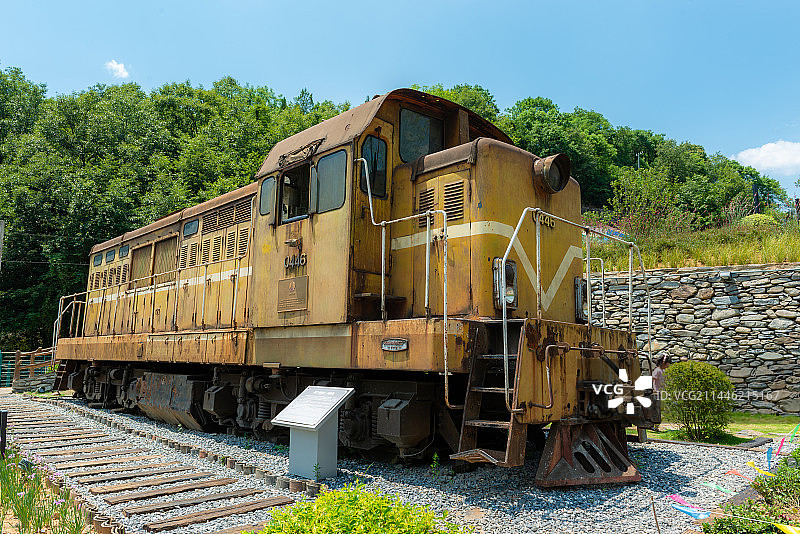 古老的火车    汉中市略阳县徐家坪景区图片素材
