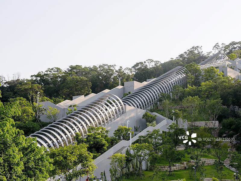 厦门植物园观光电梯图片素材