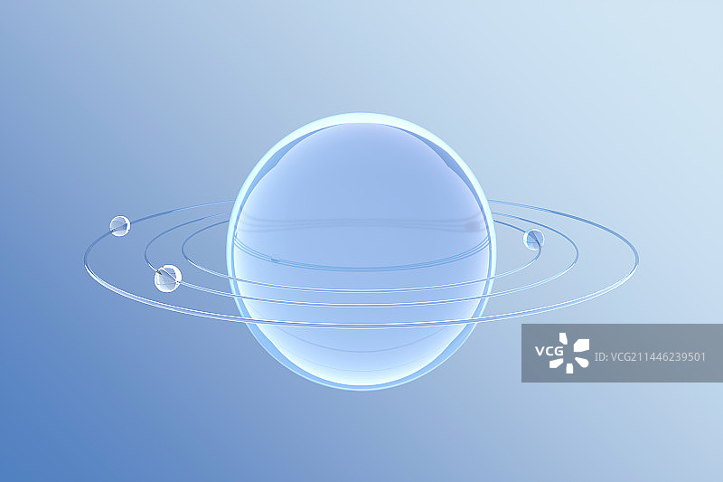 3D蓝色背景下的地球特写镜头图片素材