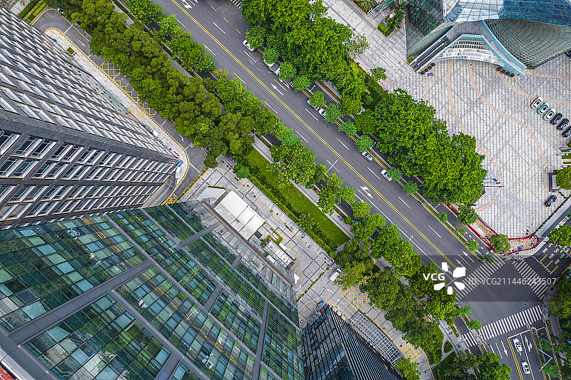 现代城市 街道街景  空城图片素材