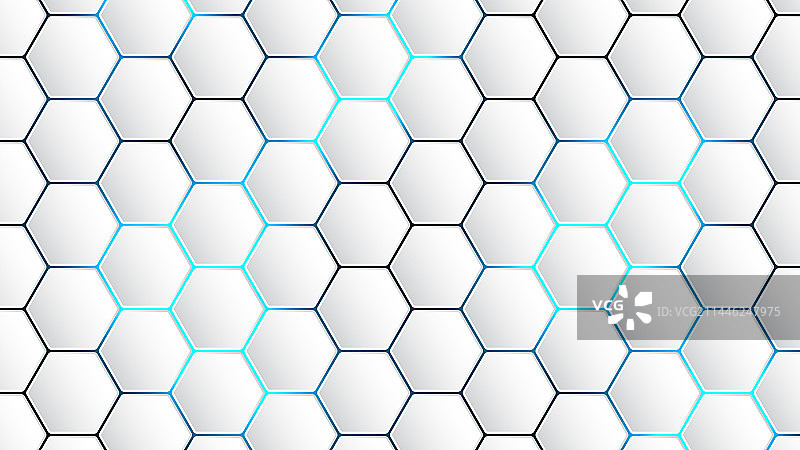 六边形霓虹灯背景图片素材