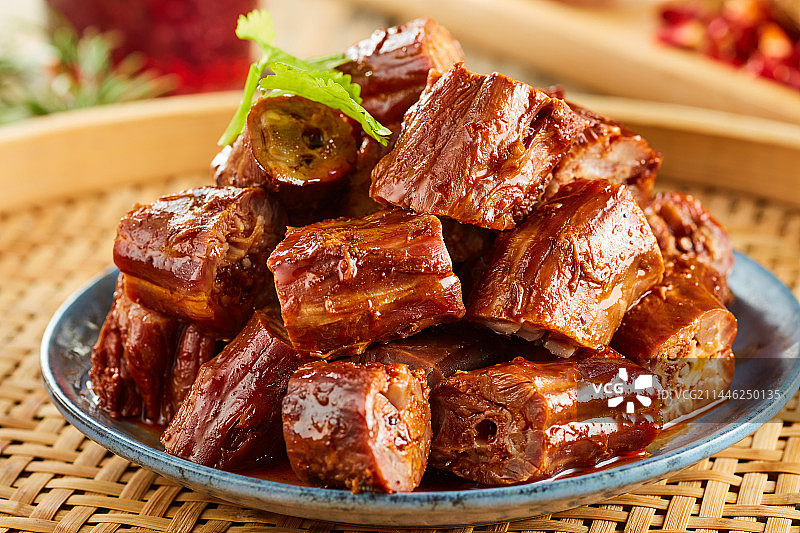 麻辣鸭脖卤鸭脖图片素材
