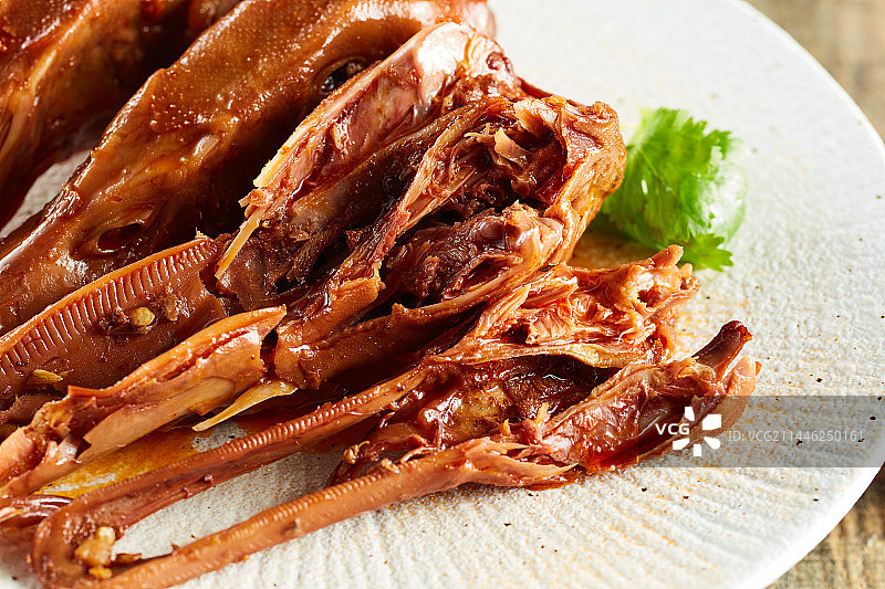 卤鸭头酱鸭头图片素材