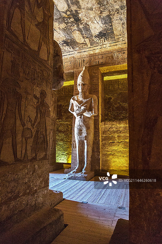 古老的埃及石像图片素材