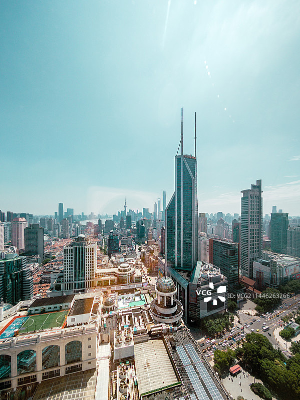 上海黄浦区人民公园、新世界、南京路随拍图片素材