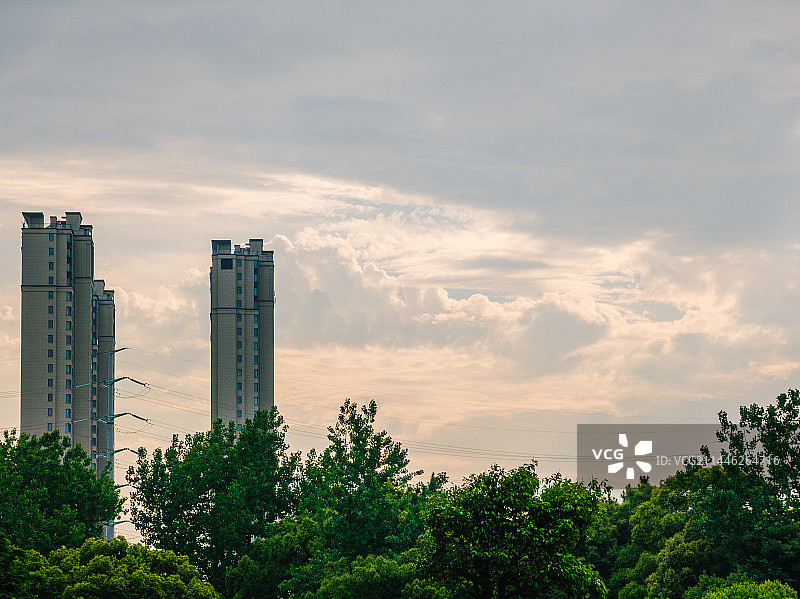 宁波诺丁汉大学校园风光摄影图片素材