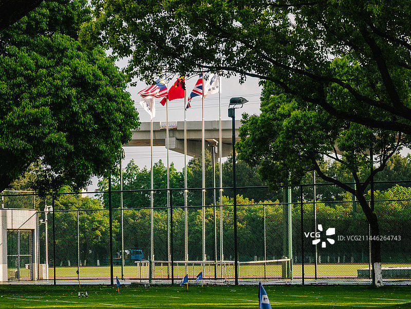 宁波诺丁汉大学校园风光摄影图片素材