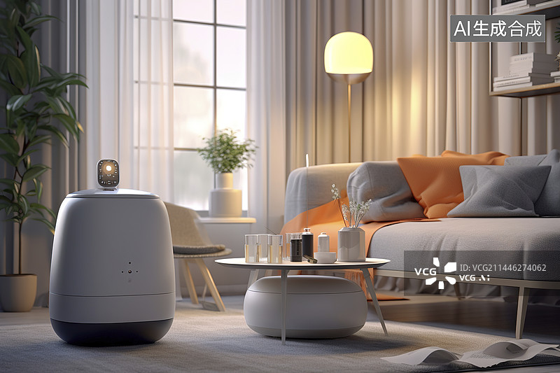 【AI数字艺术】人工智能家居生活图片素材