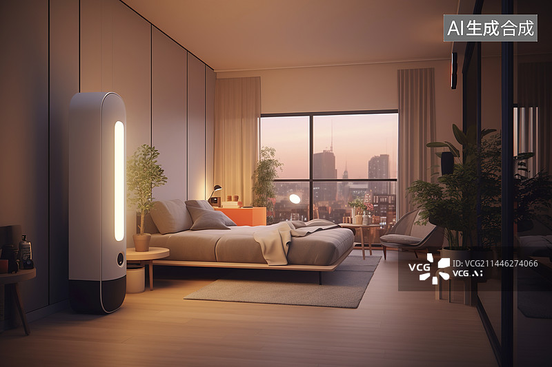 【AI数字艺术】人工智能家居生活图片素材