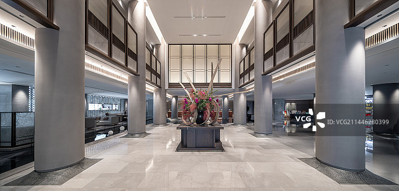 现代酒店大堂图片素材