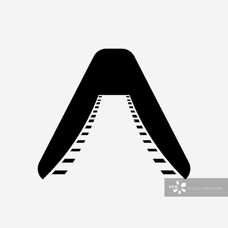 字母概念道路交通标志图片素材