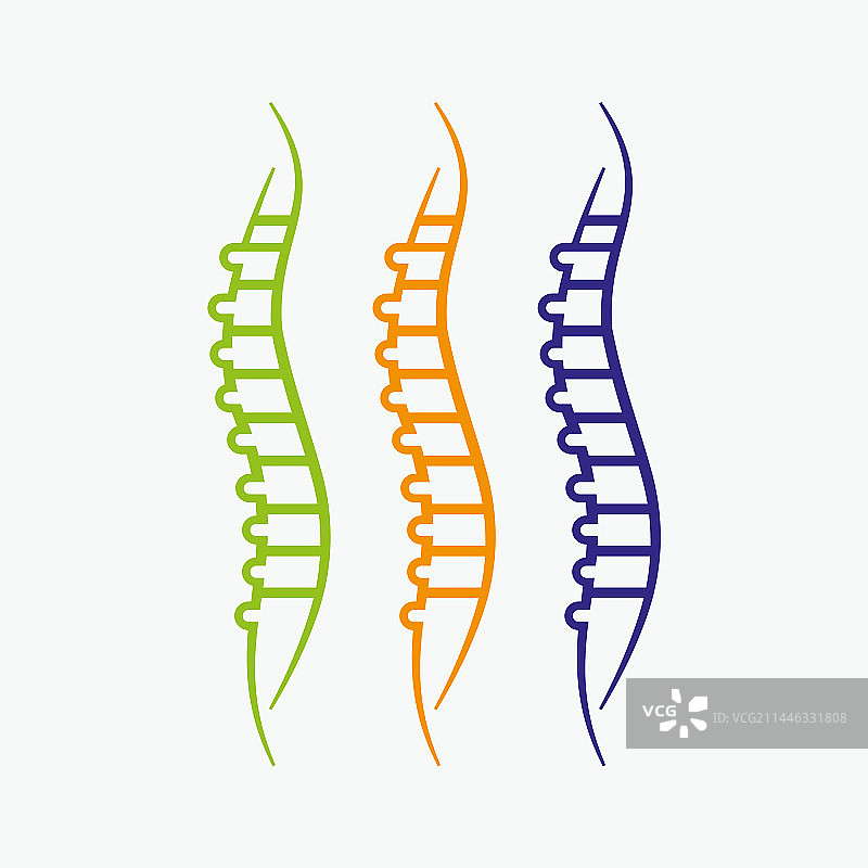 骨科健康骨骼图标图片素材