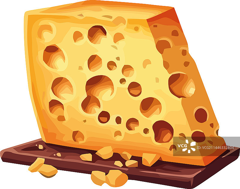 新鲜有机奶酪切片图片素材