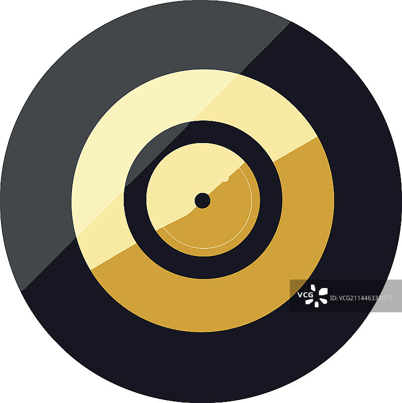 金色黑胶唱片图片素材