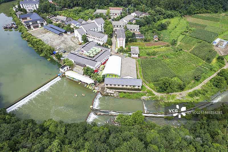 湖北京山鸳鸯溪漂流图片素材