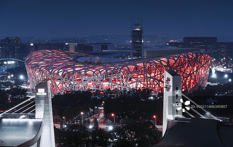 北京奥林匹克中心图片素材