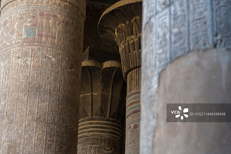 埃及阿拜多斯一世神庙图片素材