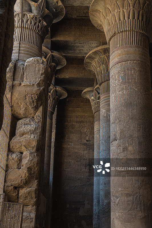 埃及阿拜多斯一世神庙图片素材