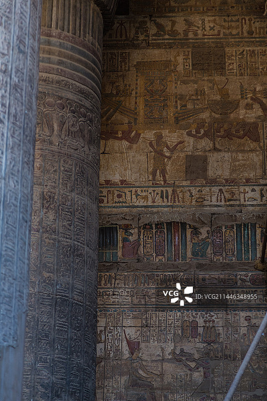 埃及阿拜多斯一世神庙图片素材