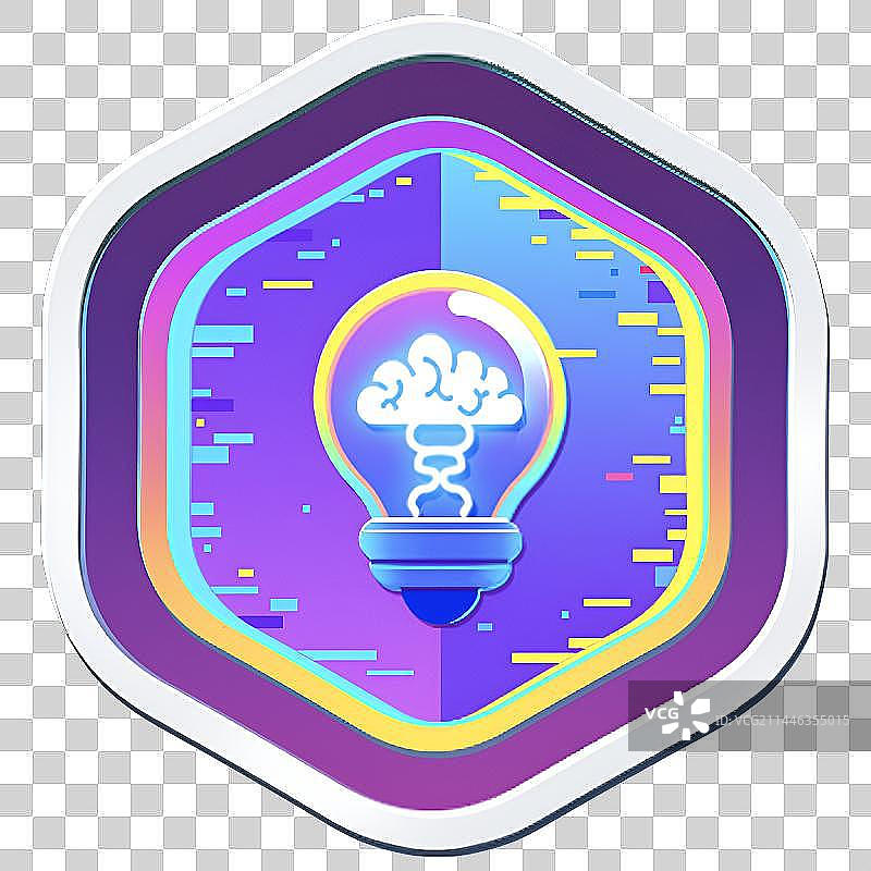 大脑灵感图标图片素材